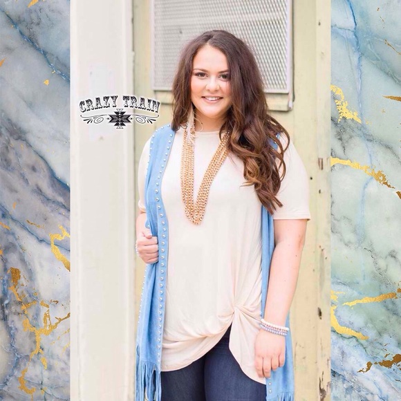 Plus Colorado Cool Leather Studded Fringe Duster - Picture 2 of 2